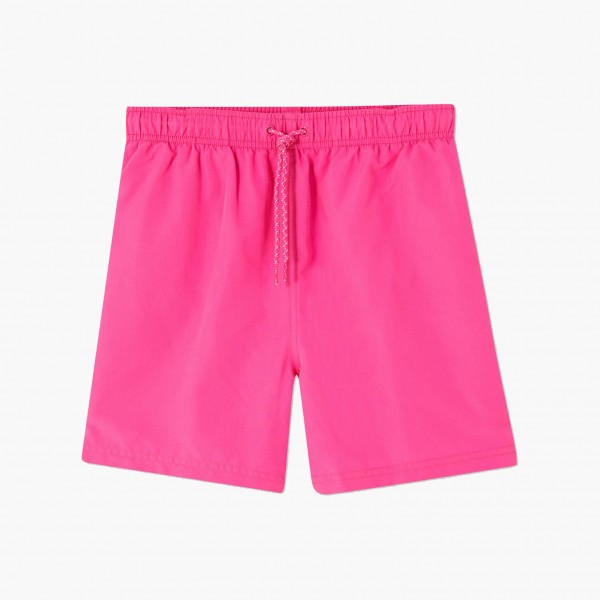 Pink Drawstring Waist Swim shorts